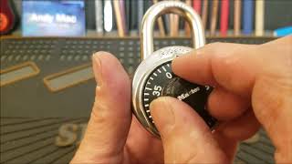 544 Quick and easy way to get your lost combination back to your lock No math [upl. by Aitselec558]