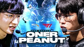 T1 ONER amp HLE PEANUT MEET AGAIN  T1 VS HLE  LCK SUMMER 2024  CAEDREL [upl. by Euf]