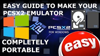 Easy PCSX2 Portable Guide 2024 [upl. by Anialahs]