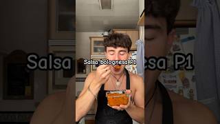 P1salsa bolognesa bolognese boloñesa italianfood italiancooking recetasfaciles humor loopezr [upl. by Vander]