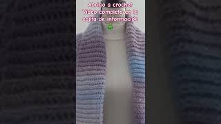 💕🎄Abrigo a Crochet Super facil 🥳 video completo en Coricobell 🧶💕 [upl. by Anilad]