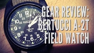 Gear Review Bertucci A2T Titanium Field Watch [upl. by Osman563]