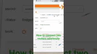 How to connect two routers wirelessly  surendra thilla [upl. by Elleved569]