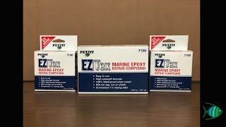 Pettit Paint EZ Tex  Marine Epoxy Repair Compound [upl. by Aleahc]