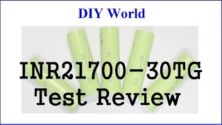 TenPpower INR21700 30TG High Crate Battery Test Review  3A  10A 20A Discharge [upl. by Idnil545]