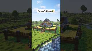 Minecraft Ultimate Farmers House🏡 Tutorial shorts minecraft tutorial foryou fypシ゚ farm [upl. by Yordan]