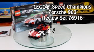 Review LEGO Porsche 963 Speed Champions Set 76916 [upl. by Alue]