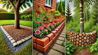 Creative Garden Edging Ideas Transform Your Landscape with Style [upl. by Revned]