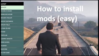 Easy way to install mods on GTA 5  setting up amp getting started on PC for beginners  1 of 2 [upl. by Reggi]