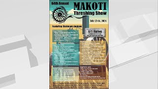 North Dakota Today – Makoti Threshing Show  July 12 [upl. by Ahsa941]