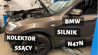 65 BMW Silnik N47N  Klapki kolektora ssącego  BMW TECH [upl. by Norrag789]