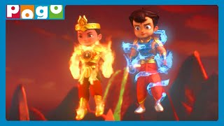 Do Ka Dum 👊 Duniya in Danger😱  Chhota Bheem and Little Singham  Cartoon for Kids  Only on POGO [upl. by Kerin54]