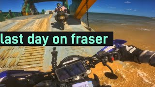 FRASER ISLAND ON MOTO ADVENTURE 44 Adventureriding wr450f [upl. by Samau]