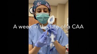 Student Anesthesiologist Assistant  A Realistic Week in My Life [upl. by Damien]