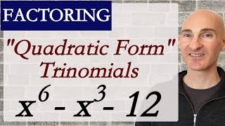 Factoring Quadratic Form Trinomials [upl. by Animas]