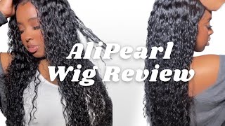 Alipearl Hair Review Natural Curly V Part Wig Install [upl. by Ojoj286]