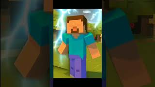 Herobrine Save Village And Villagers From Meteoroid  Minecraft  Animation  shorts [upl. by Cinimmod]