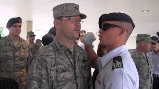 AFA cadets get to scream at generals [upl. by Assetan]