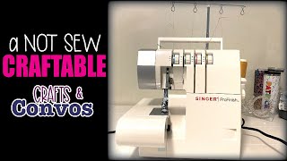 Crafts amp Convos Singer ProFinish 14CG754 Serger First Use  Baby Bummies and Headbands [upl. by Salguod]