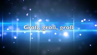 Groß groß groß  Arne Kopfermann LyricVideo [upl. by Lybis74]