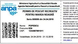 PERMIS DE PESCUIT ANPA 2020 CUM SA IL OBTINETI ONLINE [upl. by Latsyc]