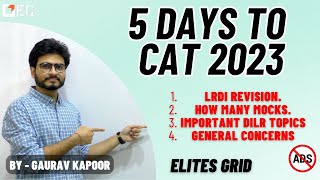 5 Days to CAT  Important points  Elites Grid [upl. by Jonette]