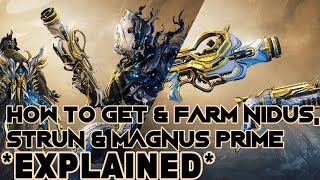 Warframe How To Get amp Farm Nidus Strun amp Magnus Prime EXPLAINED [upl. by Norted]