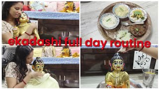 utpanna ekadashi per laddu Gopal ki full day seva routine 🙏 Makhanchor gopinath [upl. by Etteinotna]