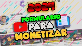 Como LLENAR el Formulario W8BEN para MONETIZACIÓN en YouTube 📜 Información Fiscal ADSENSE 2024 [upl. by Ymeon7]