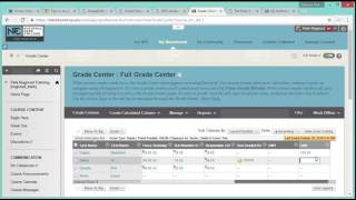 Blackboard Gradebook Columns [upl. by Tireb530]