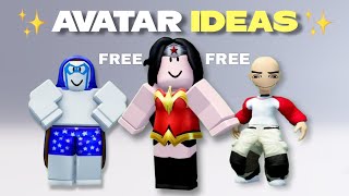 FREE ROBLOX OUTFITS IDEAS😍🦹‍♂️🦸‍♀️ 2024 [upl. by Tenahs463]