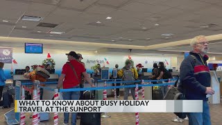 What to know about busy holiday travel at the Albuquerque International Sunport [upl. by Nahtiek]