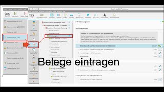 Belege für das laufende Jahr eingeben in Steuer Tax2021 Buhl Data  bei Steuervorschau [upl. by Riva]