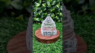 Shree Yantra in Crystal  145 gms shreeyantra yantra vedicvaani [upl. by Ettellocin]