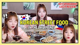 NO AD REAL REVIEW KOREAN JUDGING TRENDING KOREAN STREET FOOD IN THE PHILIPPINES DASURI CHOI [upl. by Modesty]