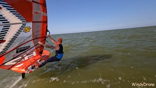 Slalom foil windsurfing  Amado Vrieswijk [upl. by Nahtanod]