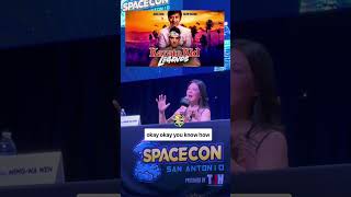 MingNa Wen talks about her role in ‘Karate Kid Legends’ for the 1st time at Spacecon San Antonio [upl. by Yrffoeg]