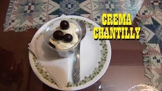 CREMA CHANTILLY  ¿Cómo hacer crema de chantilly RECETA  Cocine con Tuti [upl. by Amaryllis]