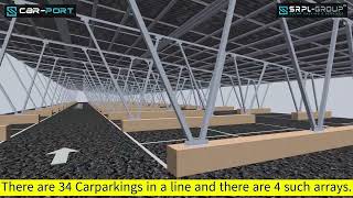 Aluminum Solar Carport  Waterproof Solar Carport Installation [upl. by Zak]