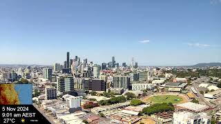 Brisbane Weather 5 Nov 2024 Time Lapse [upl. by Hsaka]