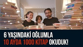 6 yaşındaki oğlumla 10 ayda 1000 kitap okuduk [upl. by Atterbury]