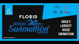 Florid Kochi Swimathon Ultra 2024 I Indias Largest River Swimathon I 610 Swimmers I 10M ULTRA [upl. by Ereynihc]