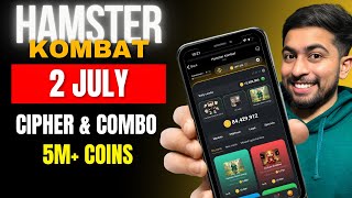 Hamster Kombat Daily Combo Card amp Cipher Code Today  2 July [upl. by Evangeline]