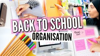 BACK TO SCHOOL  10 ASTUCES  CONSEILS pour être ORGANISÉ [upl. by Nereids]