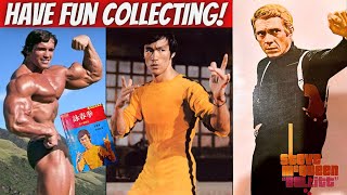 BRUCE LEE interview From Bruce Lee Arnold Schwarzenegger to Steve McQueen  MUST SEE COLLECTIBLES [upl. by Elleval]