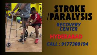 PARALYSIS  STORKE REHABILITATION CENTER IN KUKATPALLY  HYDERABAD  9177300194 [upl. by Assiran434]