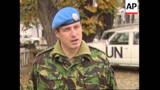 BOSNIA UN TRY TO OPEN ROUTES LEADING IN AND OUT OF SARAJEVO [upl. by Kolk]