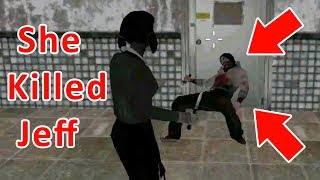 Slendrina Killed Jeff The Killer  Slendrina Story  Poison Games [upl. by Suirauqed435]