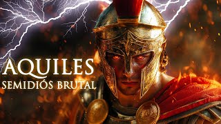 ⚔️ La Historia de AQUILES el Semidiós Mitológico IA en 4K [upl. by Adiesirb]