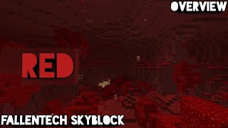 Fallentech Skyblock Red  OverviewHow to red [upl. by Aneerbas848]